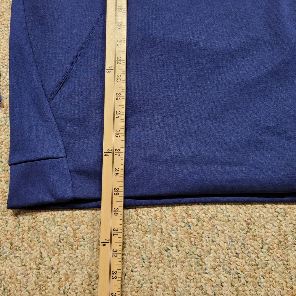 Nike Hoodie Mens Large Blue Therma Fit Pullover‎ Training Long Sleeve Swoosh NWT